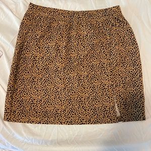 Cheetah skirt